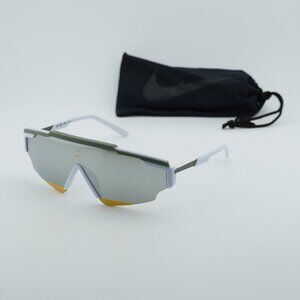 NIKE MARQUEE EDGE M 015 Shield Sunglasses - Grey/White/Mirror